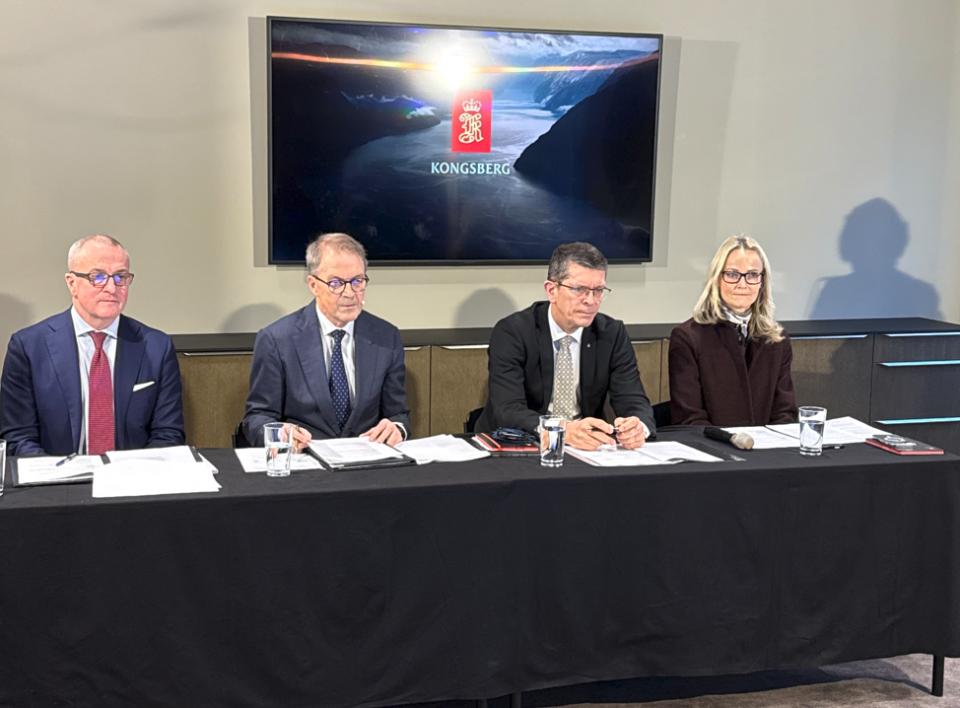 Photo from the General Meeting of Kongsberg Gruppen January 2026