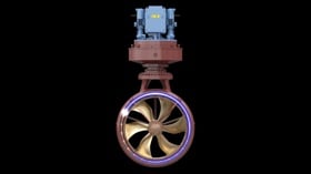 Rim Drive Azimuth Thruster
