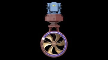 Rim Drive Azimuth Thruster
