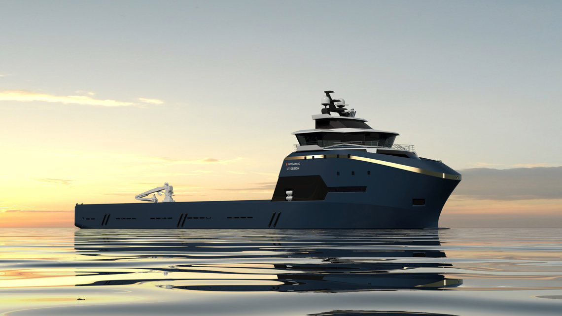 Platform supply vessel design - Kongsberg Maritime