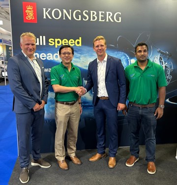 Kongsberg Maritime has won the contract to supply its Kamewa waterjets for two fast ferries 