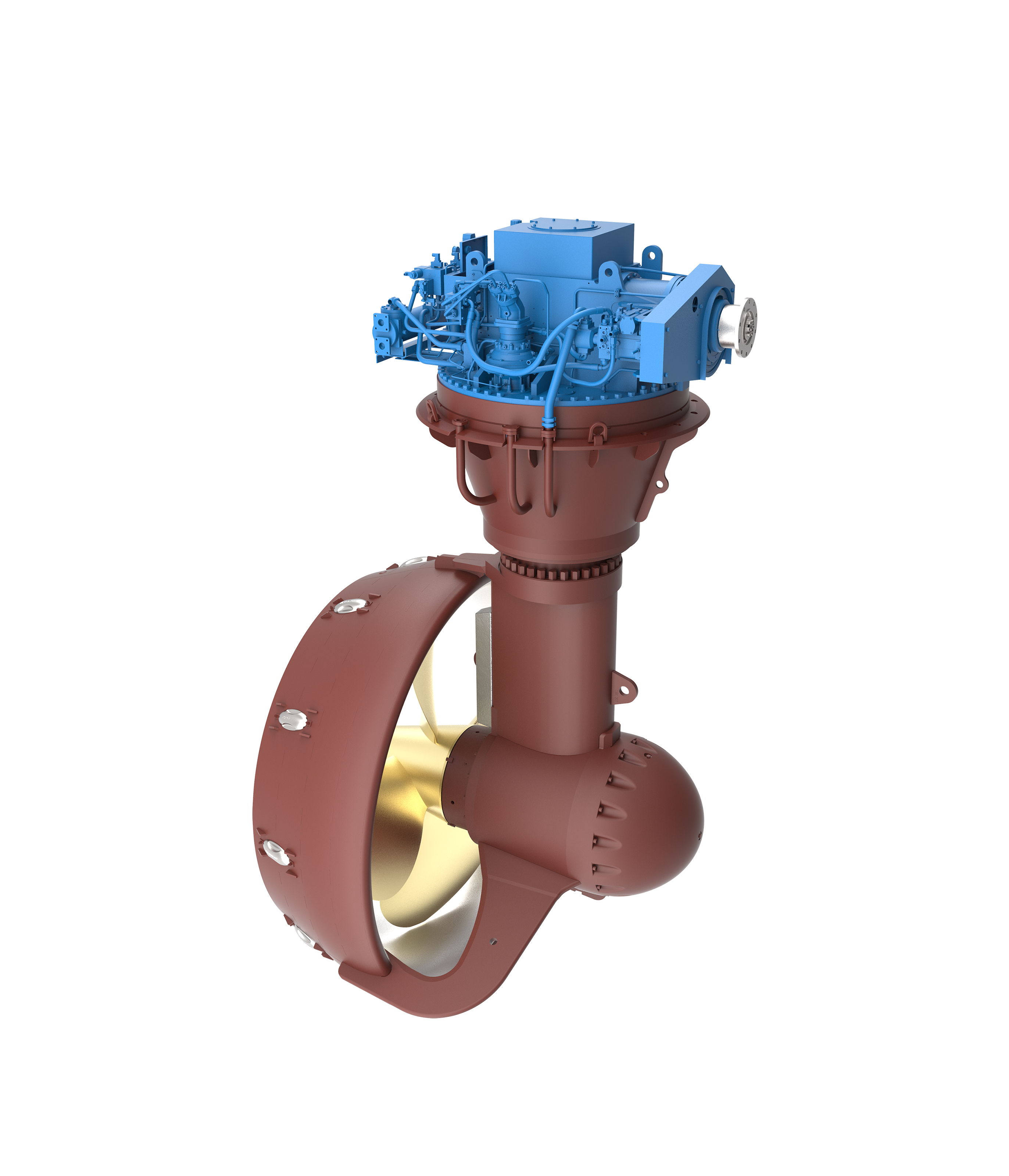 New retractable azimuth thruster series that saves space and delivers more  power - Kongsberg Maritime
