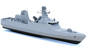 Illustration of Indian Navy’s Next Generation Missile Vessel (NGMV)