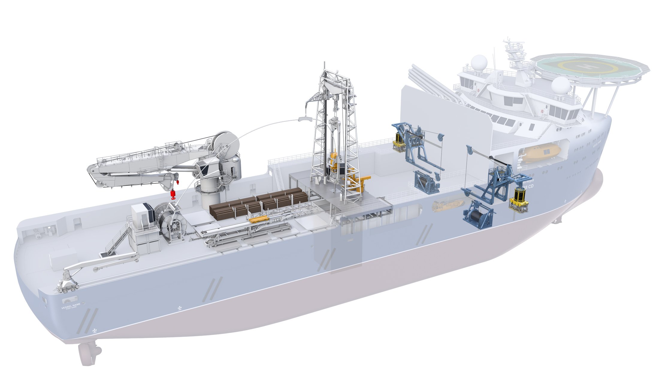 Deck Machinery For Subsea Construction Vessels - Kongsberg Maritime