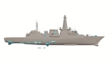 Combatant Vessel Ghosted Image
