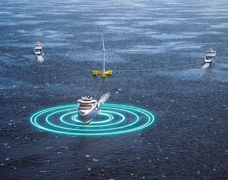 Tow Assist builds on the K-Pos DP system, enabling unpowered floating structures to become DP-enabled during complex towing operations by calculating and distributing the optimal allocation of the connected vessels