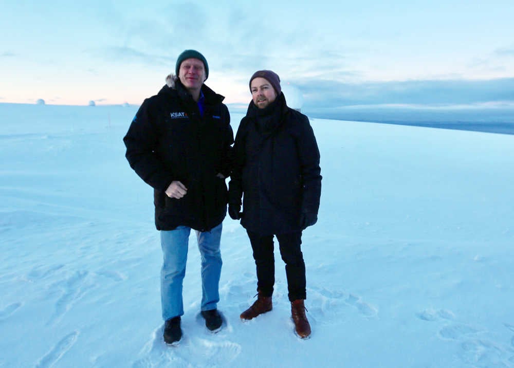 Norwegian minister of Trade and Industry, Torbjørn Røe Isaksen, visited Kongsberg Satellite Services’ ground station at Svalbard and highlighted t