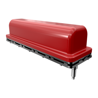 Product image (3D rendering) of the SA9510S sonar.